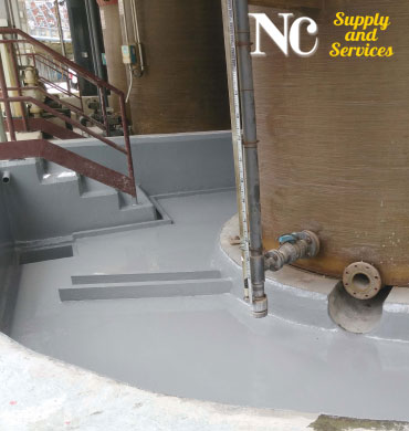 งานเคลือบไฟเบอร์กลาส-FRP Linning Coating